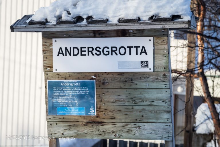 Andersgrotta waar velen meer dan vier jaar constant verbleven op zoek naar bescherming tegen het oorlogsgeweld