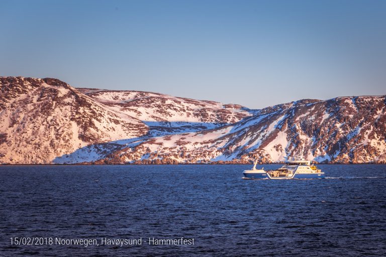 Ergens tussen Havøysund en Hammerfest