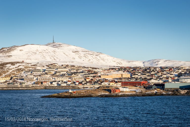 Zicht op Hammerfest in 't zonneke