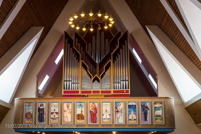 Het orgel van de Hammerfest kirke