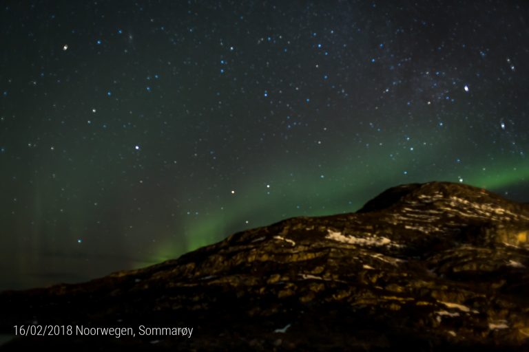 Noorderlicht boven Sommarøy