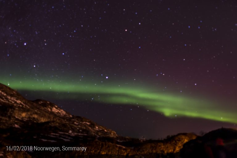 Noorderlicht boven Sommarøy