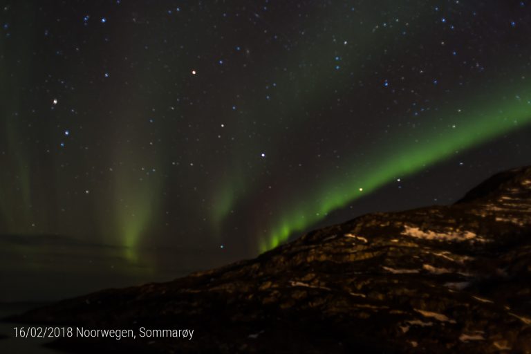 Noorderlicht boven Sommarøy