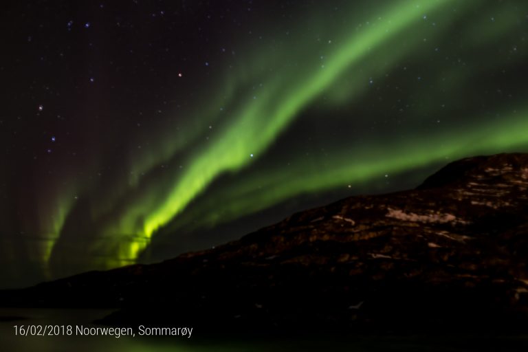 Noorderlicht boven Sommarøy