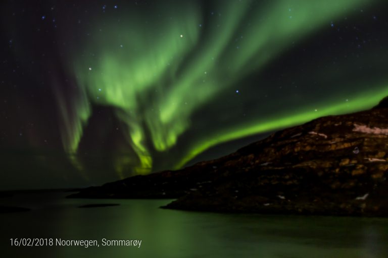 Noorderlicht boven Sommarøy