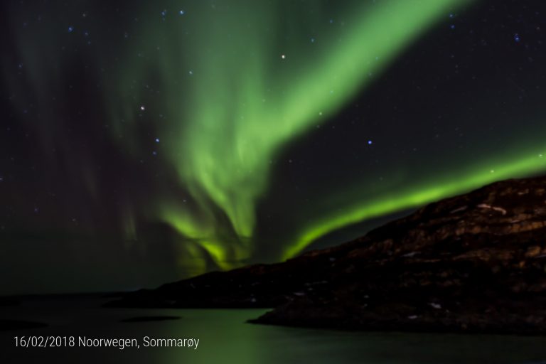 Noorderlicht boven Sommarøy