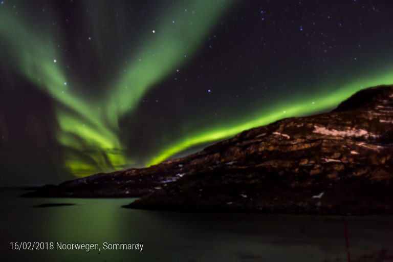 Noorderlicht boven Sommarøy