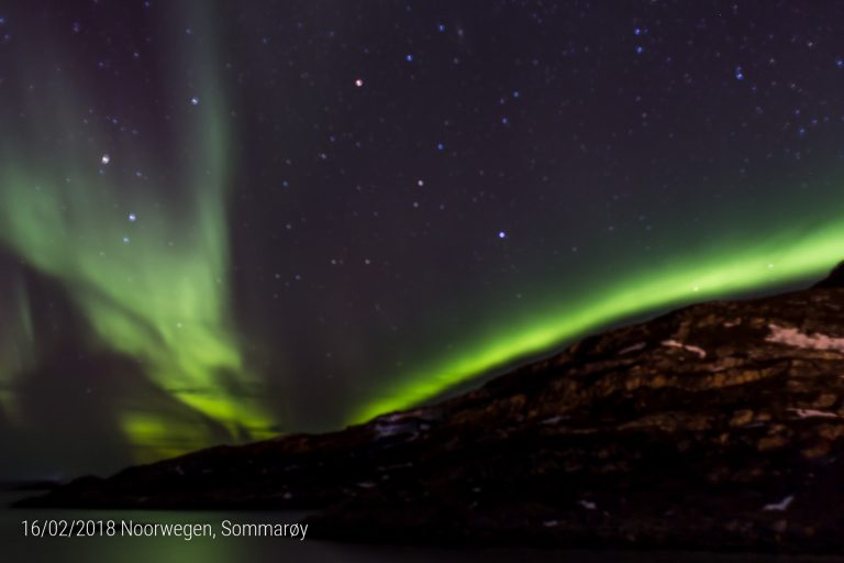 Noorderlicht boven Sommarøy