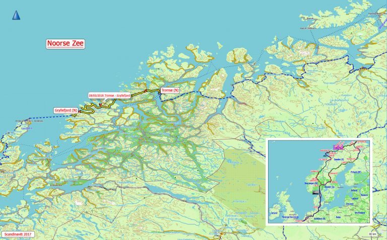 Zo reden we van Tromsø naar Gryllefjord