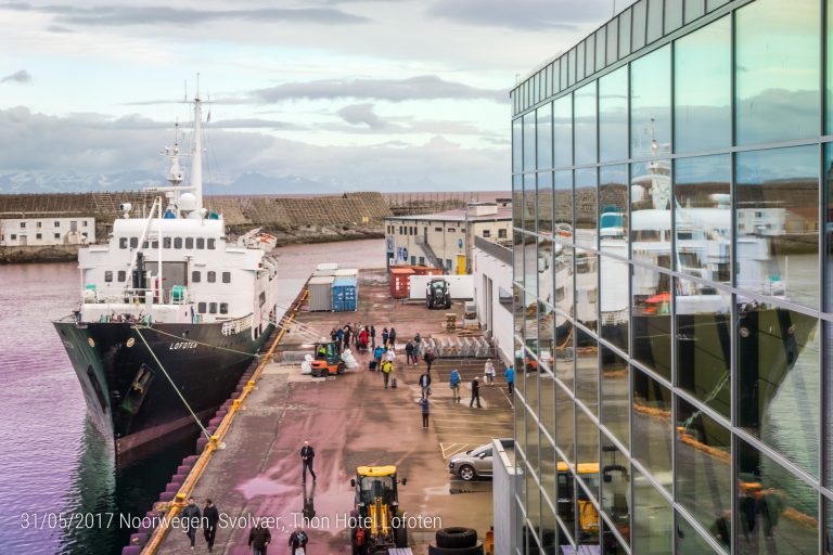 De MS Lofoten, het oudste schip van Hurtigruten