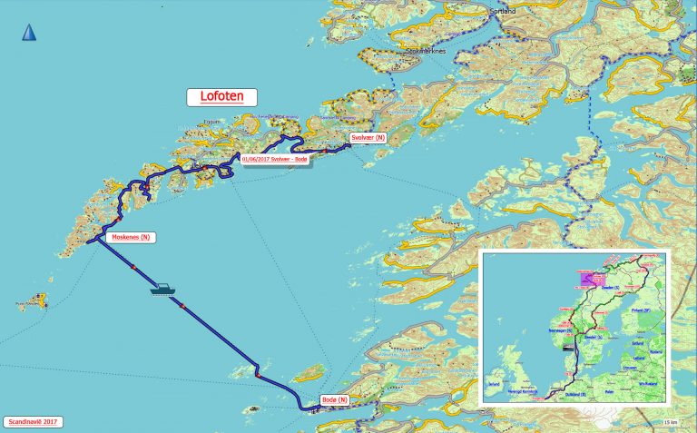 De tweede dag op de Lofoten en de oversteek naar Bodø