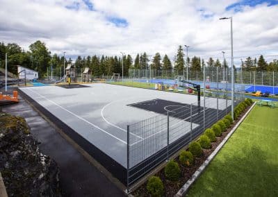 Vinne aktivitetspark i Verdal kommune, basketballbane