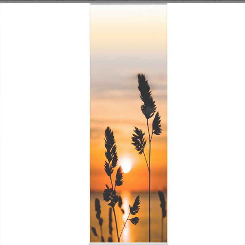 Schiebevorhang mit Abendstimmung ,für Wohnzimmer und Schlafzimmer