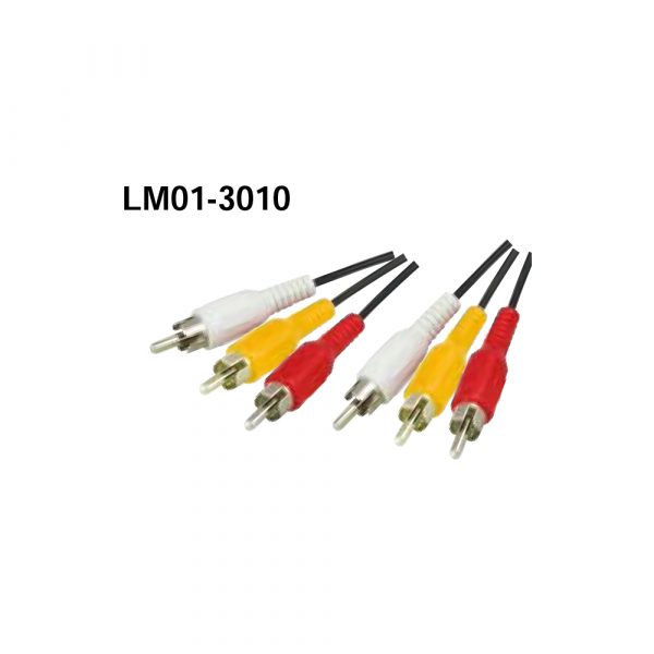 LM01-3010 3RCA Plugs - Plugs