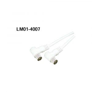 LM01-4007 9.5mm TV Plug(angle) - Plug(Angle), 3C2V