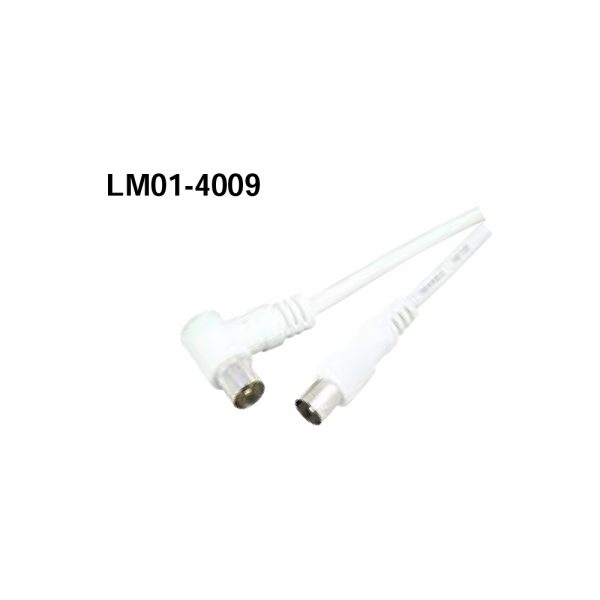 LM01-4009 9.5mm TV Plug - Plug(Angle), 3C2V