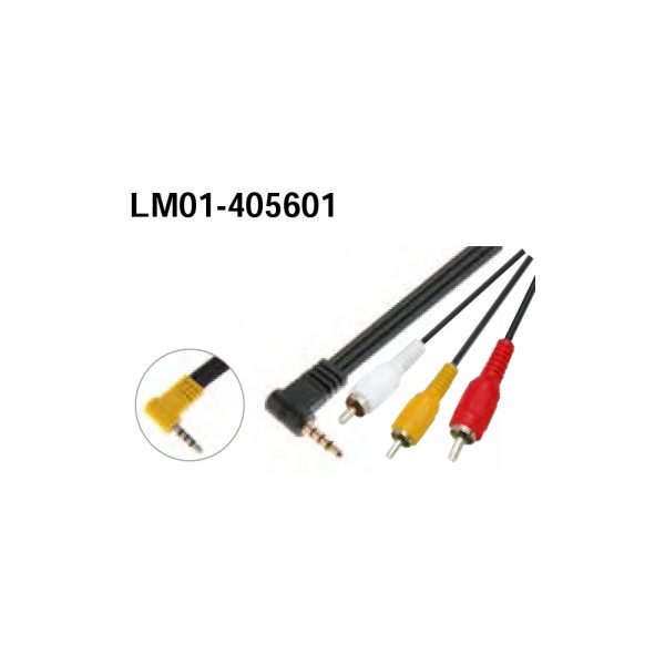 LM01-405601 3.5mm 4C Plug-3 RCA