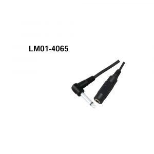 LM01-4065 6.35mm mono Plug Angle-6.35mm Mono Jack OD:4mm