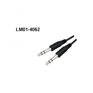 LM01-4062 6.35mm Stereo Plug-Plug