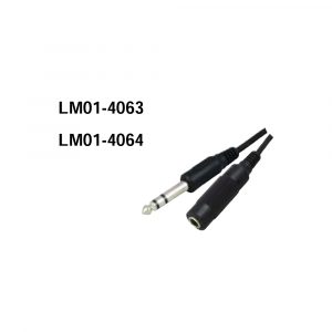 LM01-4063 6.35mm mono Plug-Jack LM01-4064 6.35mm Stereo Plug-Jack OD:4mm