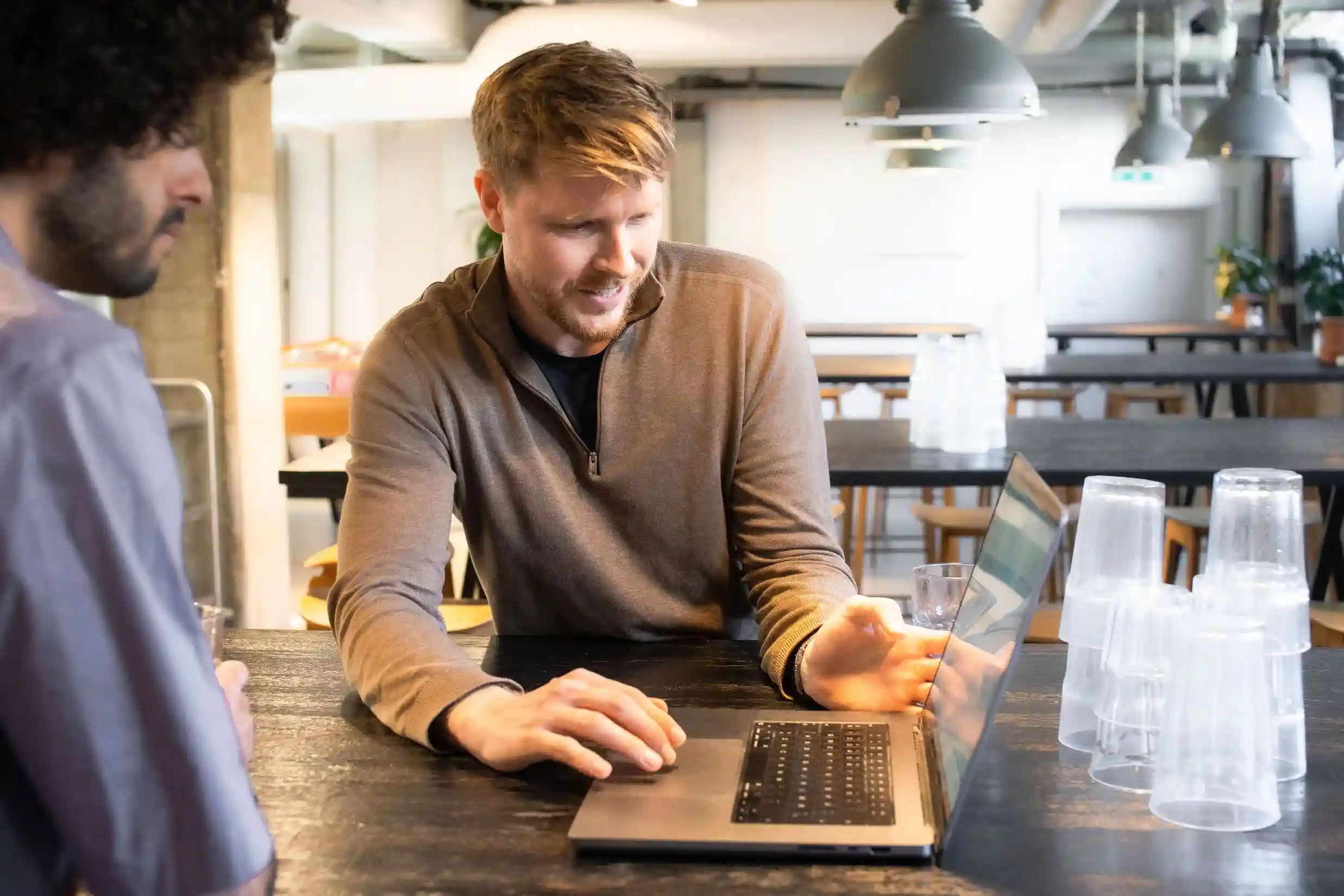 Billede fra et intern møde hos Versano