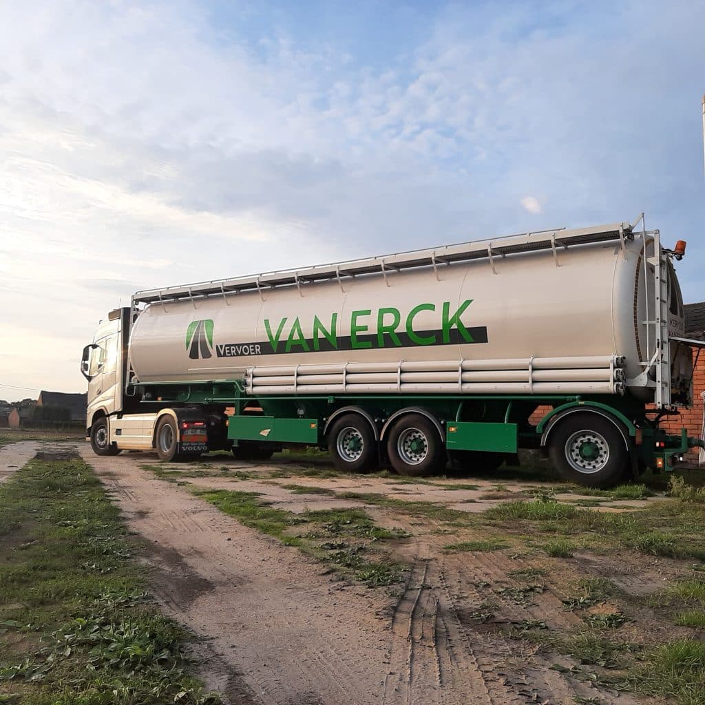 bulkwagen vervoer van erck