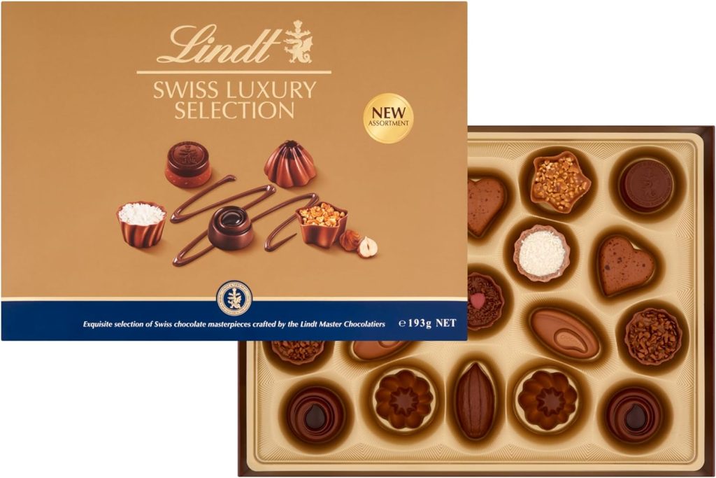 Lindt Mild Chocolate box Swiss luxury