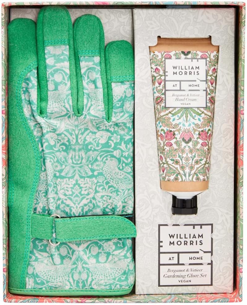 green gardening gloves gift set william morris