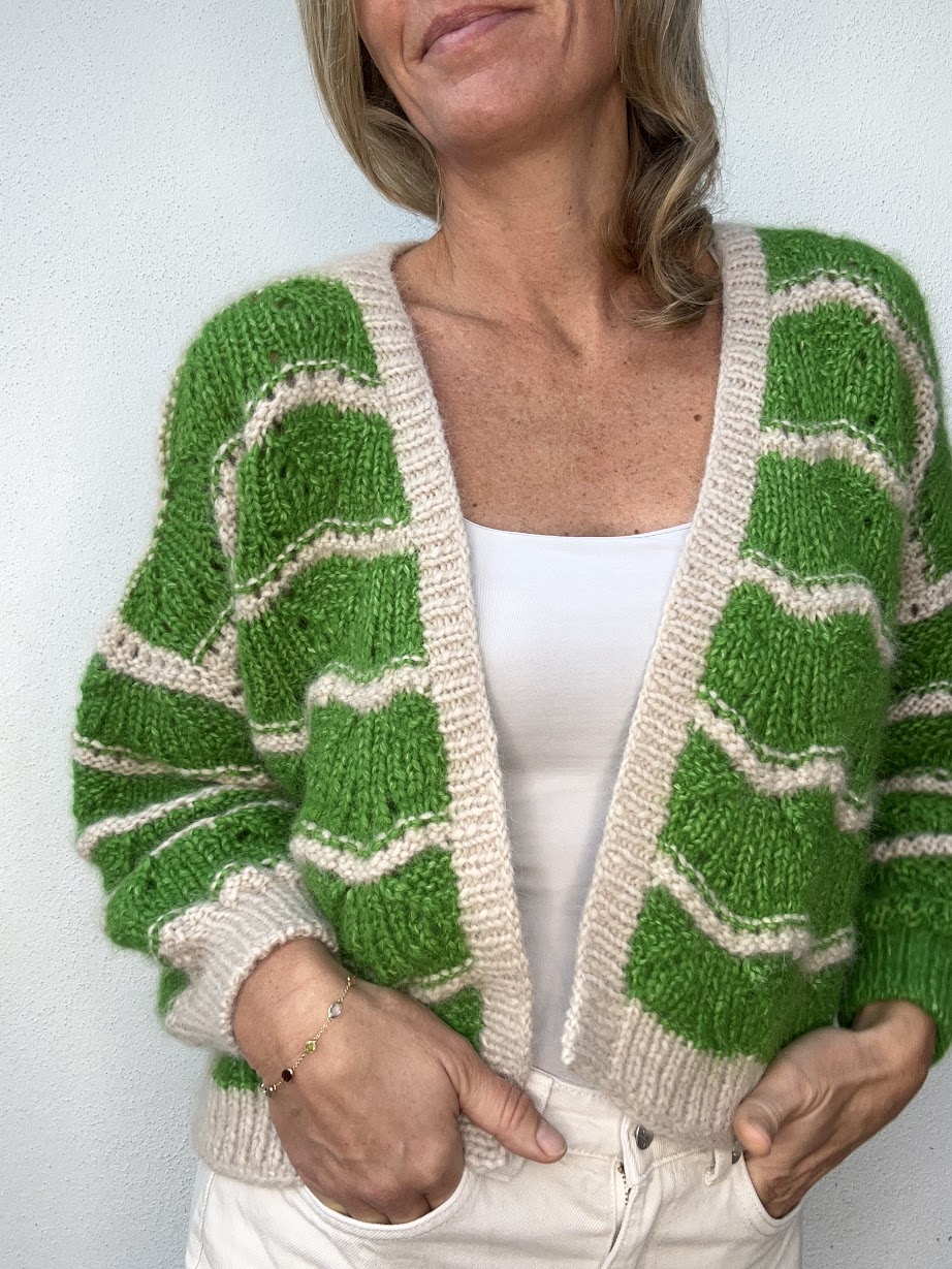 VesterbyCrea Wave.Cardigan - Dansk