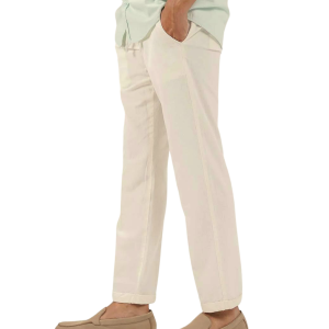 Men Cargo Pant Trousers Off White