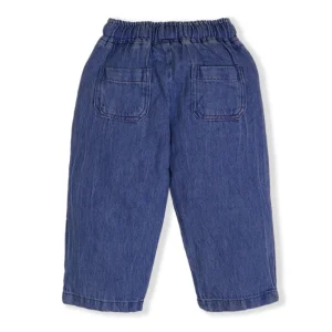 Kids Stone Wash Denim Trouser