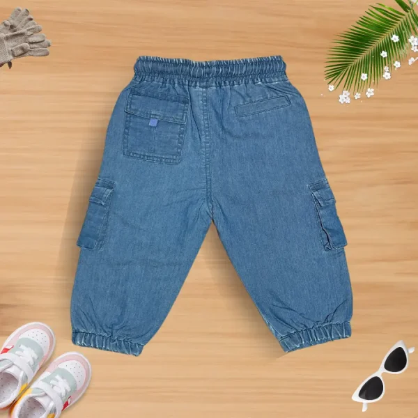 Kids Boys Six Pocket Trousers Denim