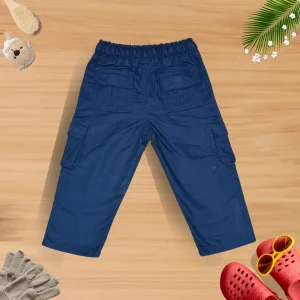 Kids Boys Six Pocket Trousers Navy Blue