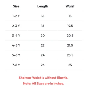 Kids Boys White Shalwar