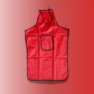 Apron red parachute waterproof front