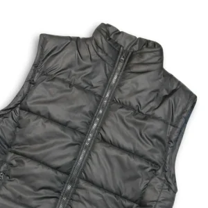 Puffer Jacket Sleeveless Black