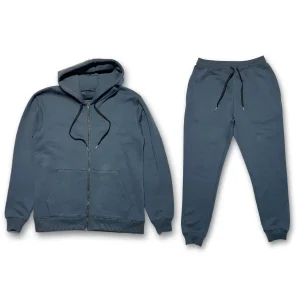 Fleece Tracksuit Navy