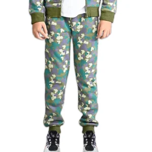 Kids Fleece Trousers Mickey Camo front