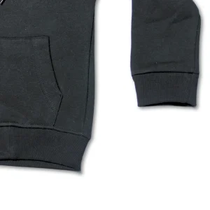 Kids Zipper Hoodie Black Planet Print