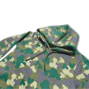 Kids Fleece Hoodie Mickey Camo