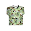 Kids T-shirt Sea Green Mickey Printed front