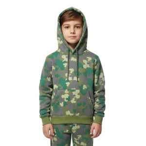 Kids Fleece Hoodie Mickey Camo