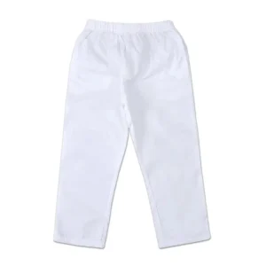 Kids Boys Dark Green Kurta with White Trouser