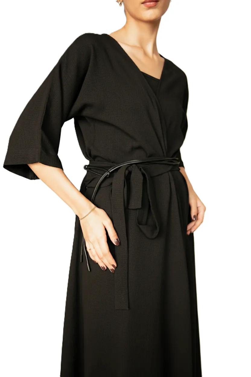 Wrap Midi Dress