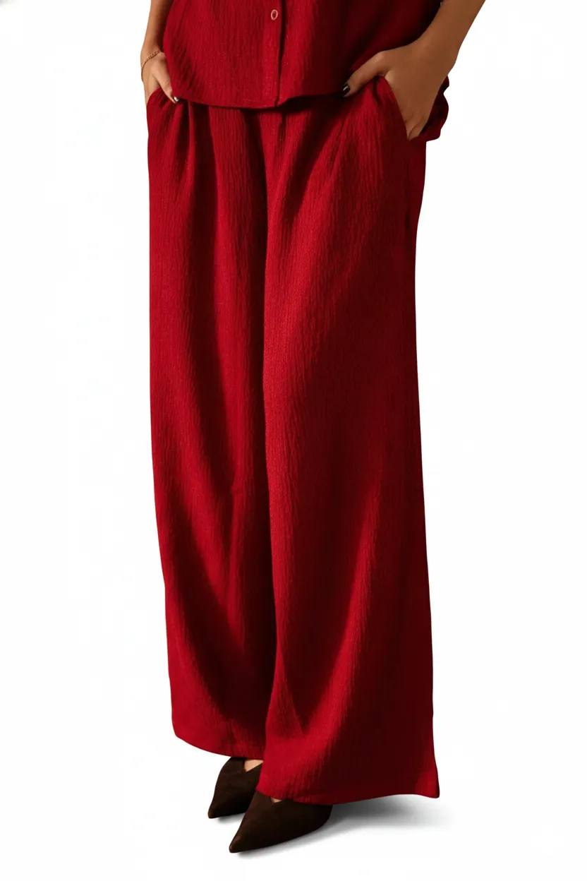 Women Soft Spectrum Burgundy Set
