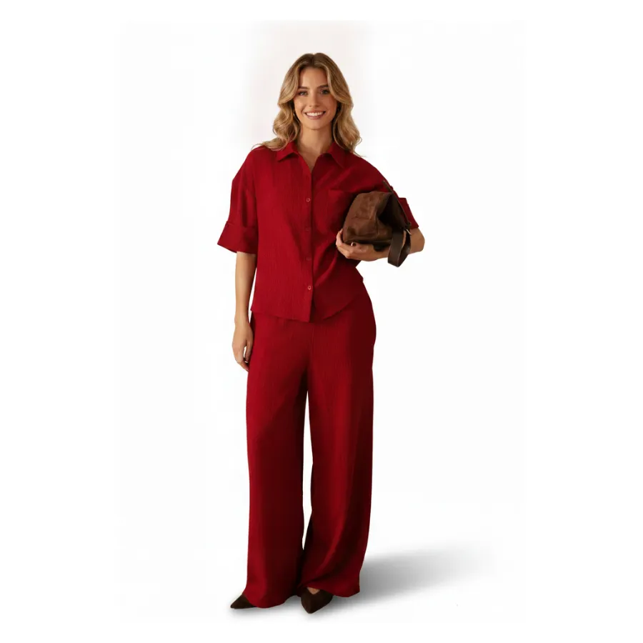 Burgundy Co-ord set