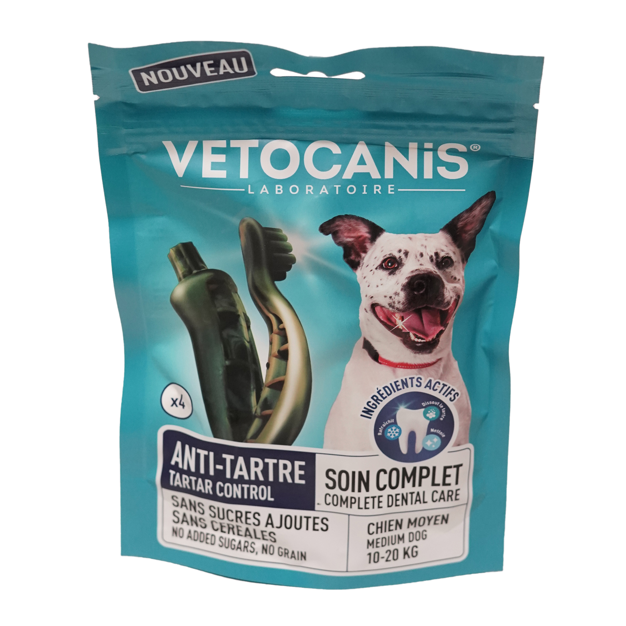 Tuggben för hundar från Vetocanis som förebygger tandsten, visar vår bästsäljande produkt för optimal dental hälsa hos hundar.