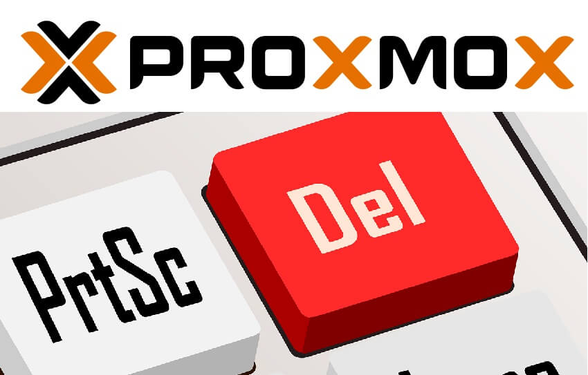 Proxmox VM löschen und entfernen guide