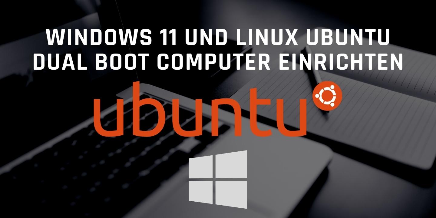 Dual Boot PC Windows Linux Ubuntu