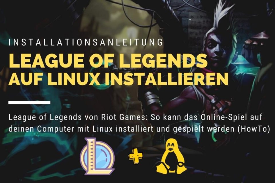 Installieren League of Legends mit WINE und PlayOnLinux auf einem Linux Computer Schritt für Schritt Anleitung (Guide)